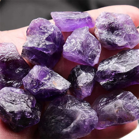 Natural Amethyst Raw Energy Gemstone – Healing Crystal for Reiki, Chakra & Aromatherapy
