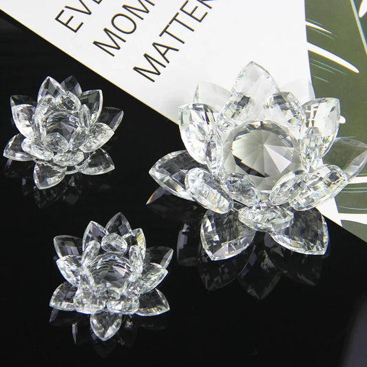 Fengshui Crystal Lotus Flower